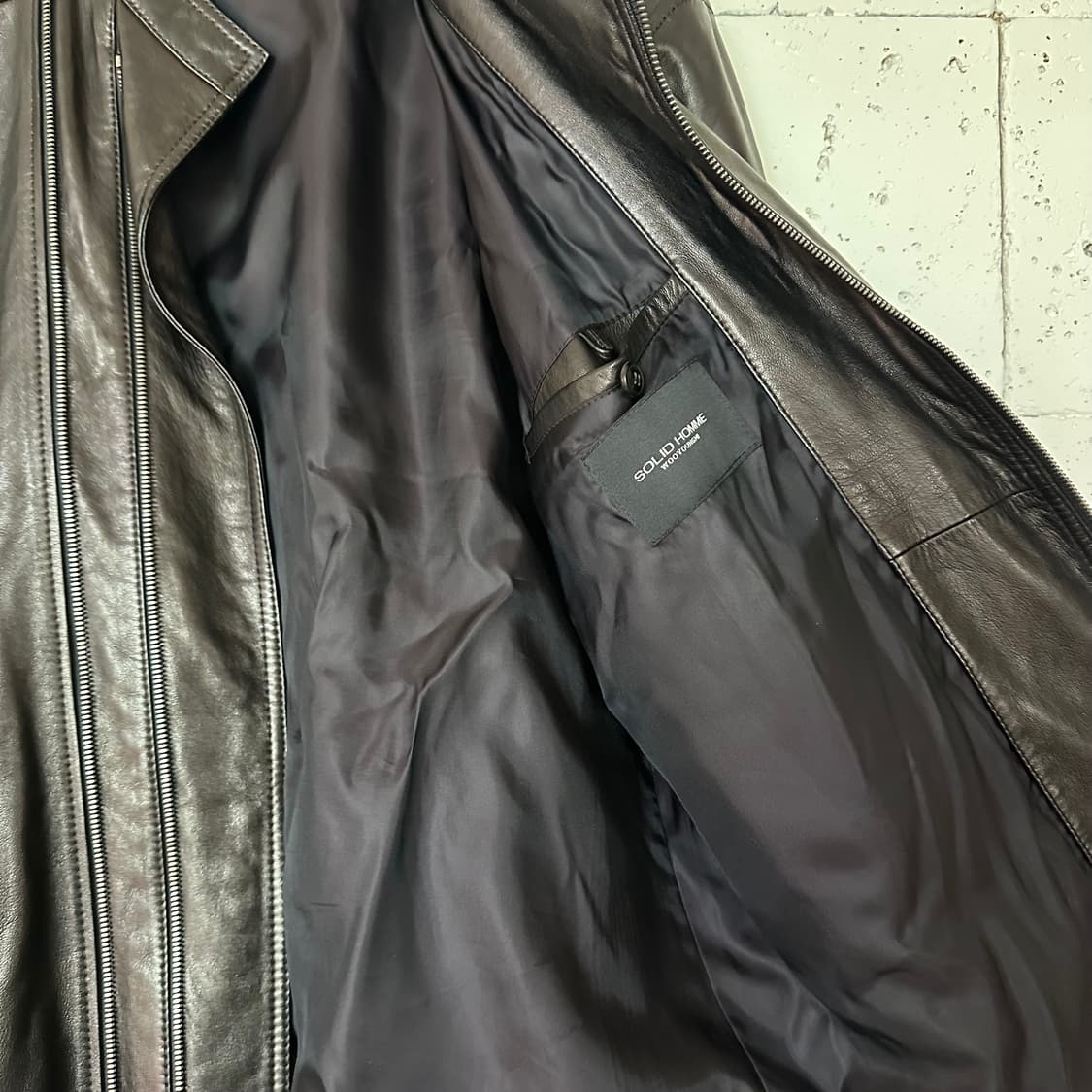 110 솔리드옴므 양가죽 자켓 상품이미지4