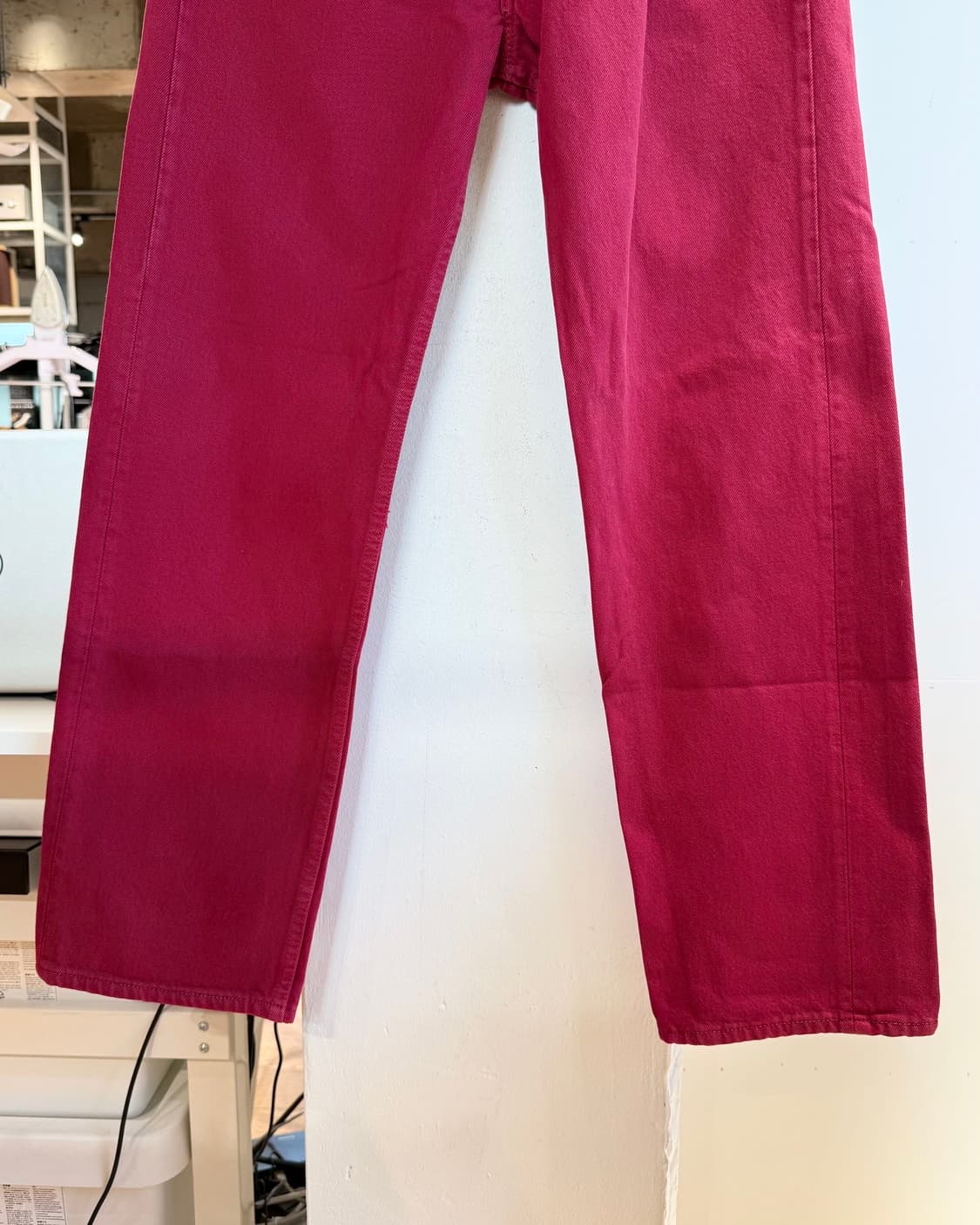 리바이스 501 레드 데님 팬츠 상품이미지4