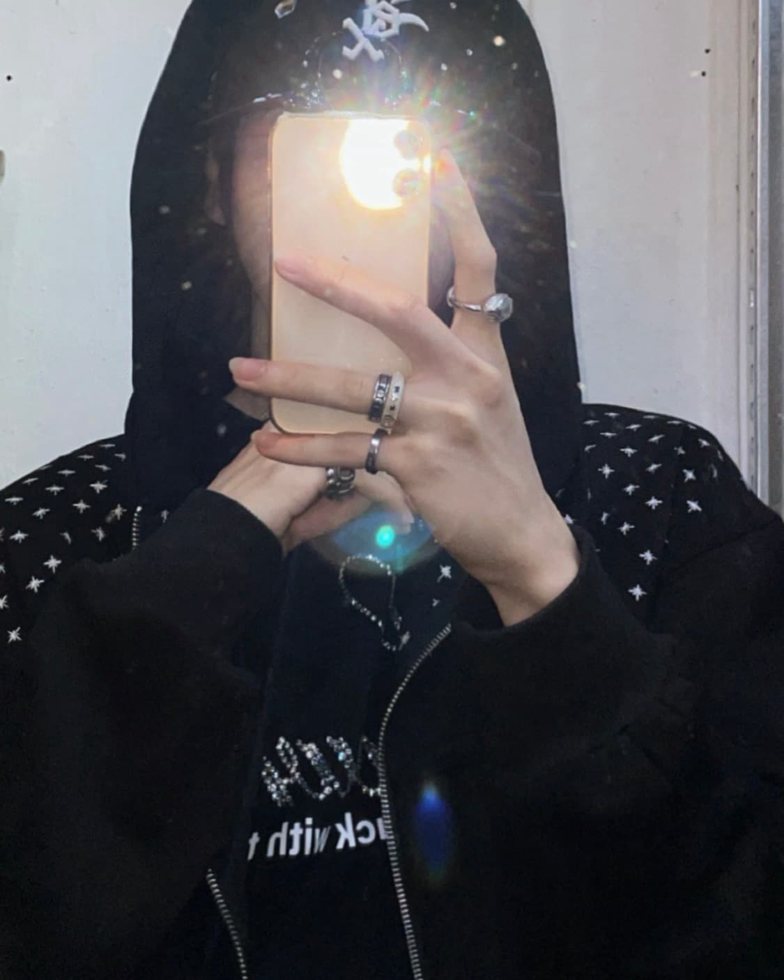 오와이 후드집업 블랙 상품이미지2