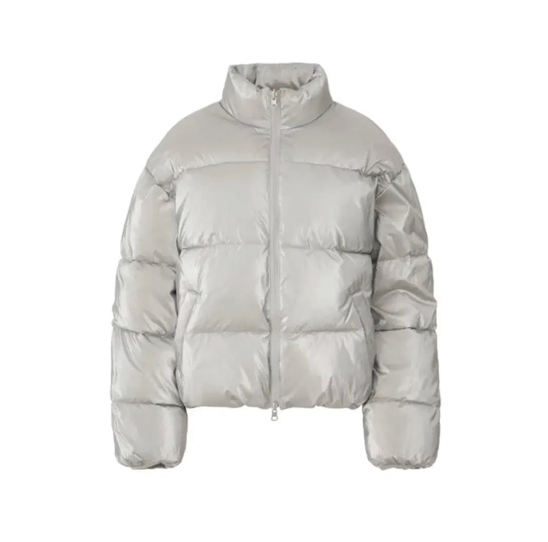 Nache 나체 글레어 리버시블 패딩 실버 유니섹스  상품이미지5