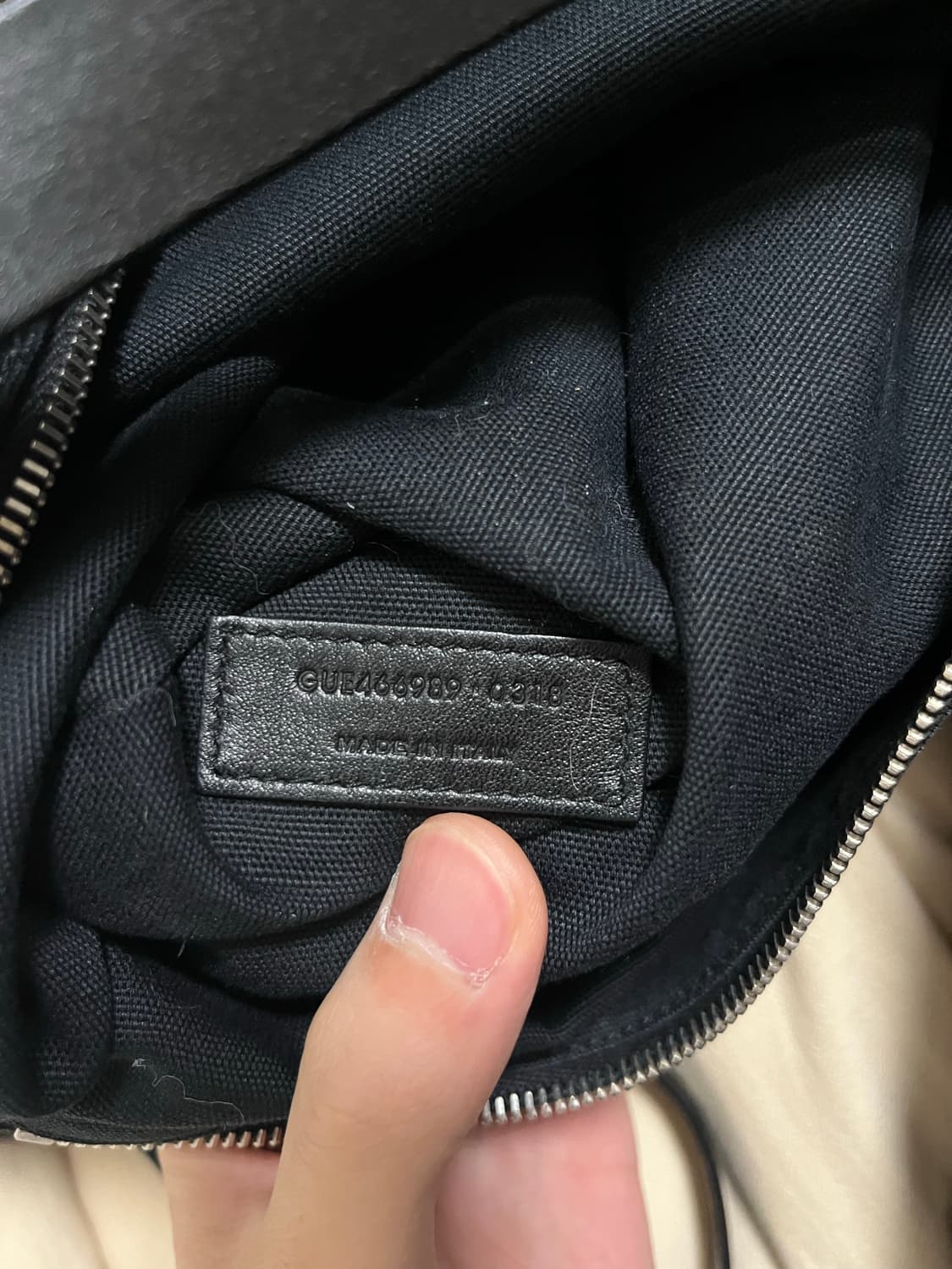 생로랑 파리 ID convertable bag canvas black 상품이미지8