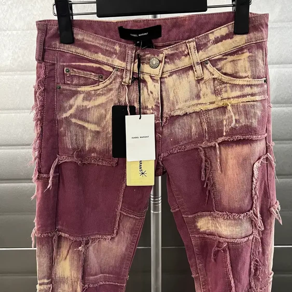Isabel Marant 패치워크 청바지 36 새상품 상품이미지3