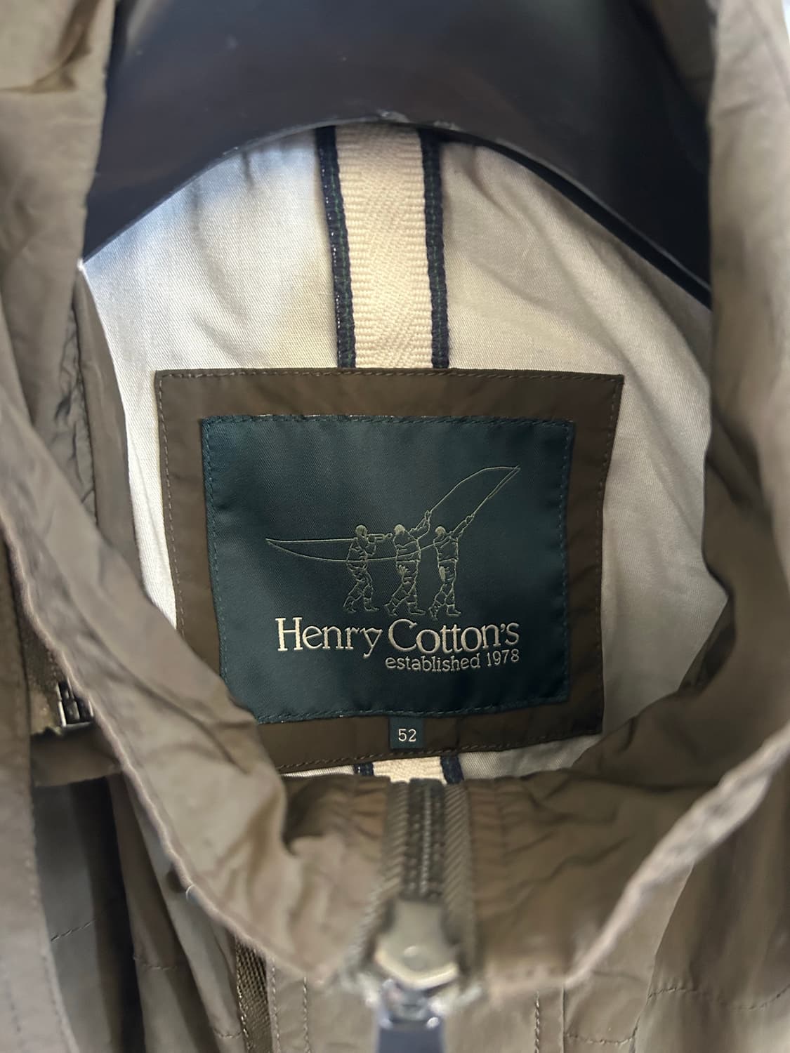 헨리코튼 카키 야상 점퍼 105 상품이미지2