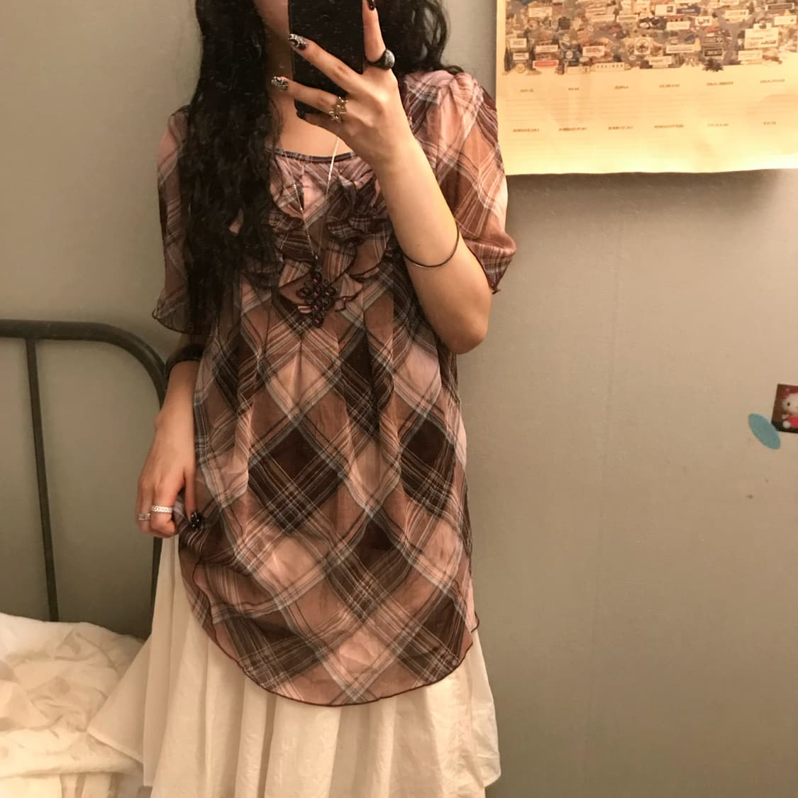 Vintage 페어리 로리타 갸루 블라우스 상품이미지1