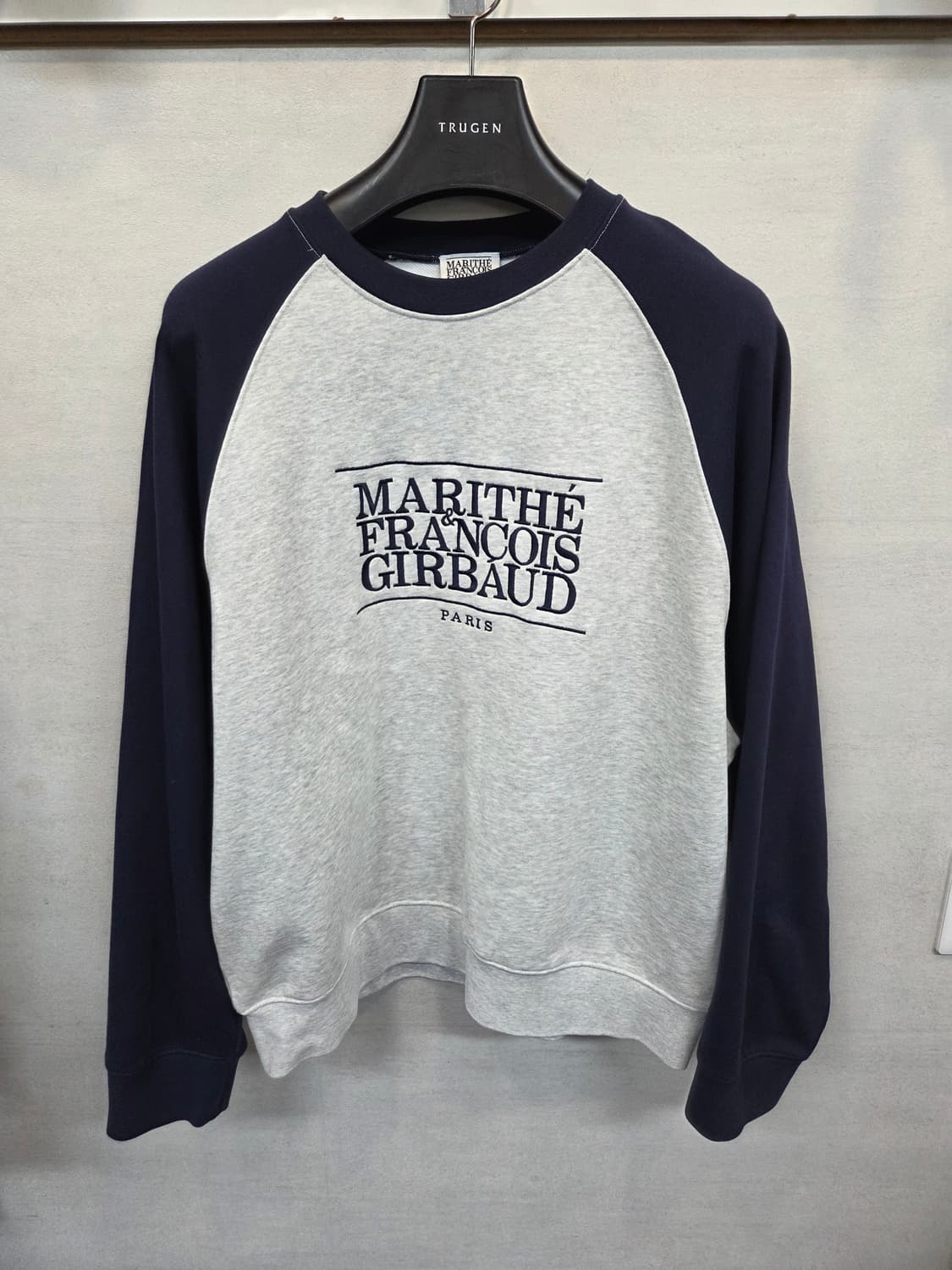 마리떼프랑소와저버 클래식로고 래글런 맨투맨 xl 상품이미지1