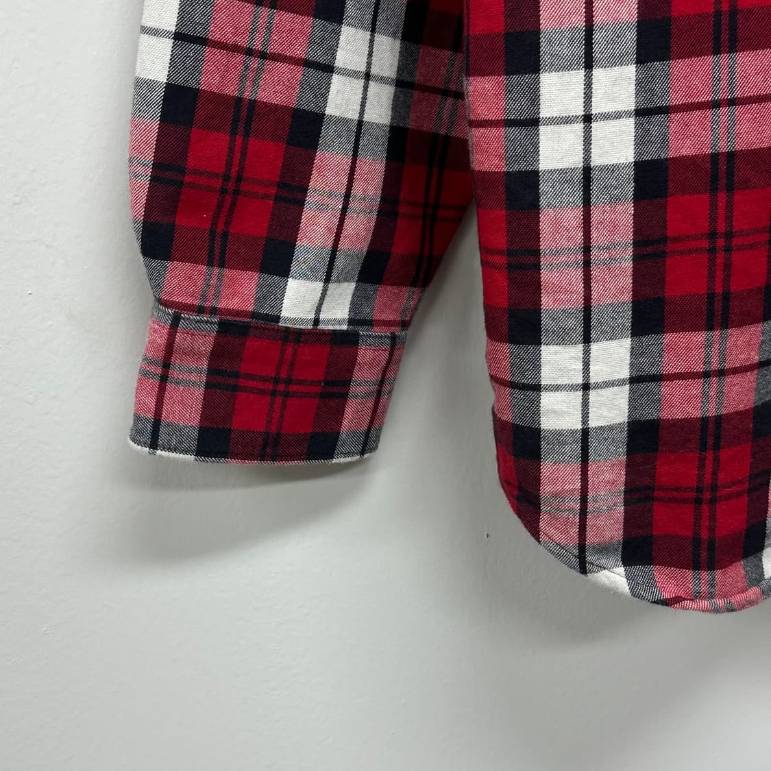 라코스테 헤비코튼 로고 체크 셔츠 상품이미지4