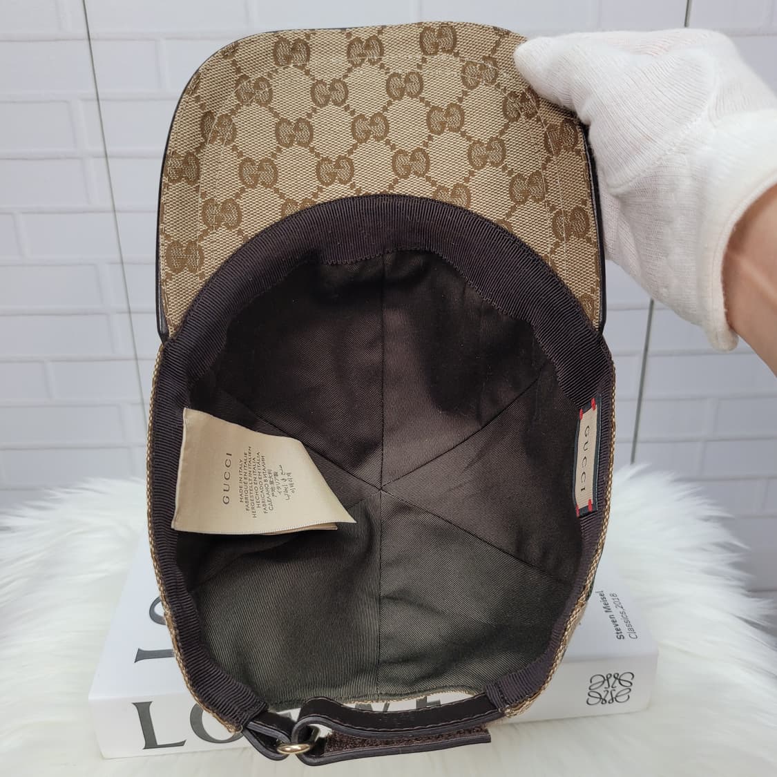 GUCCI 구찌 모자 볼캡 캡 58cm M 사이즈 상품이미지5