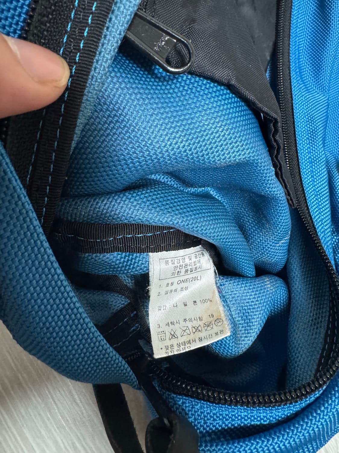 노스페이스 블루 더플백 20L 상품이미지6
