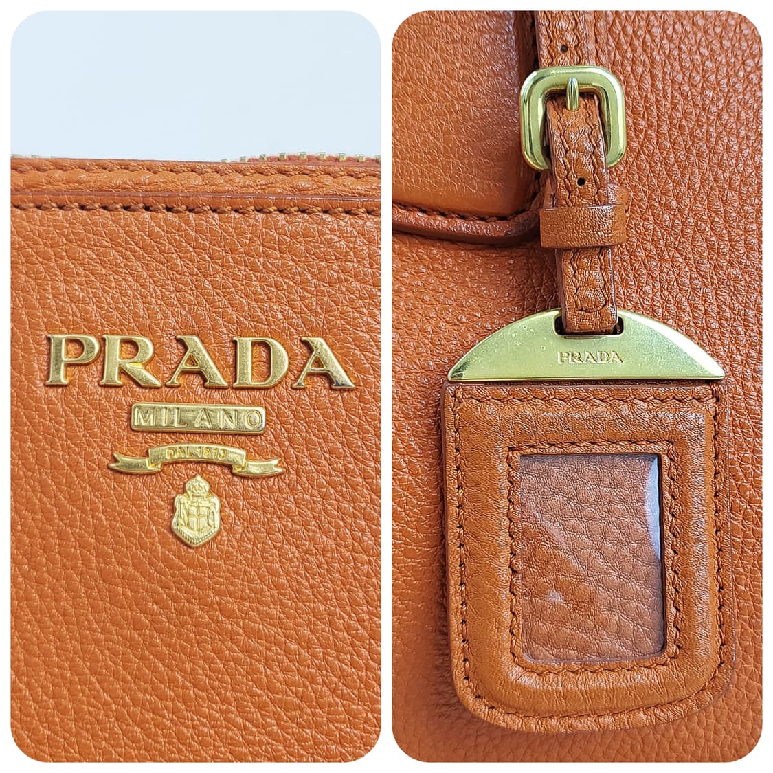 정품 프라다 BN2420 비텔로 다이노 가죽 토트백 상품이미지8