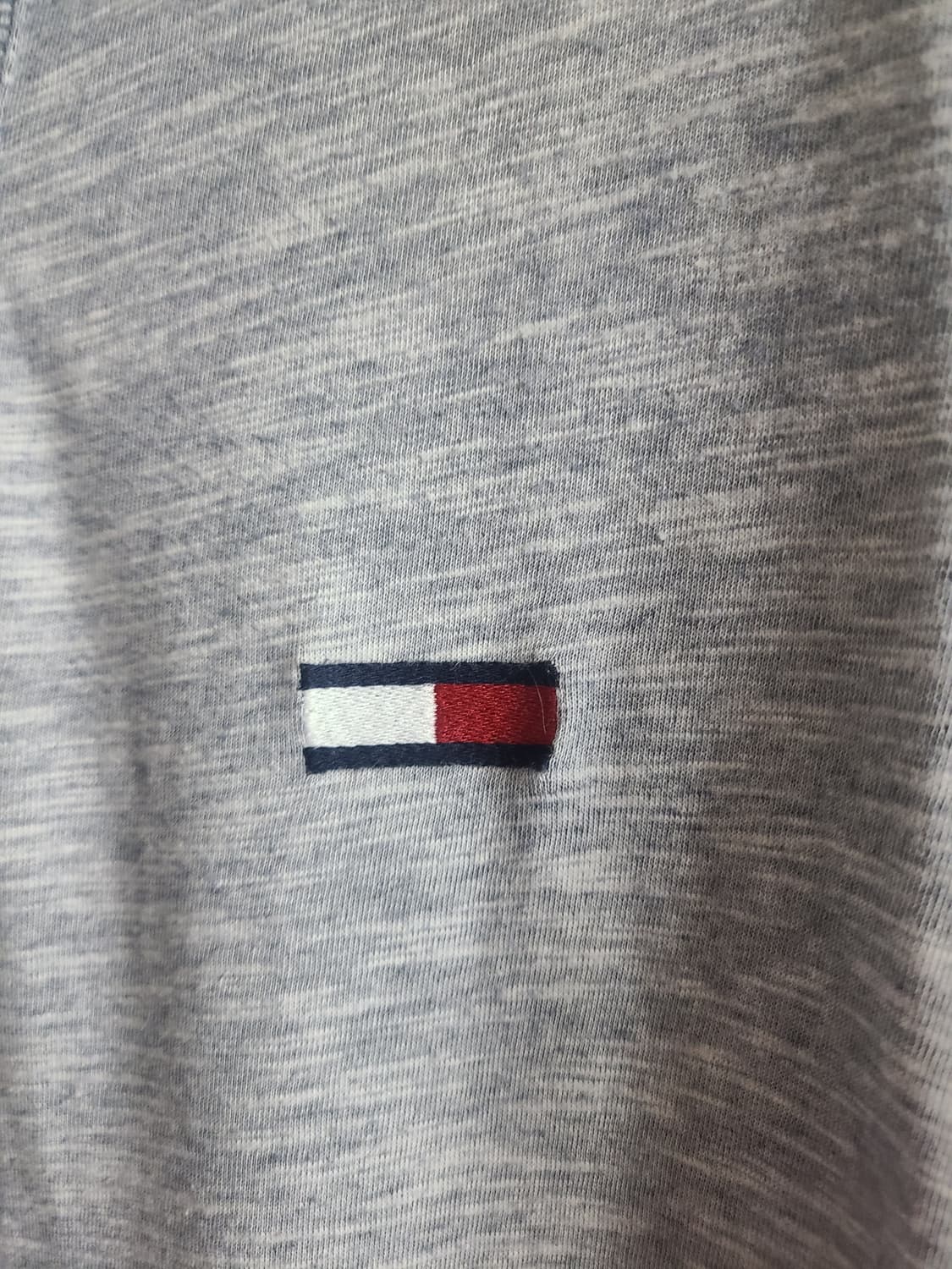 타미힐피거 카라 반팔티 그레이 M 상품이미지3