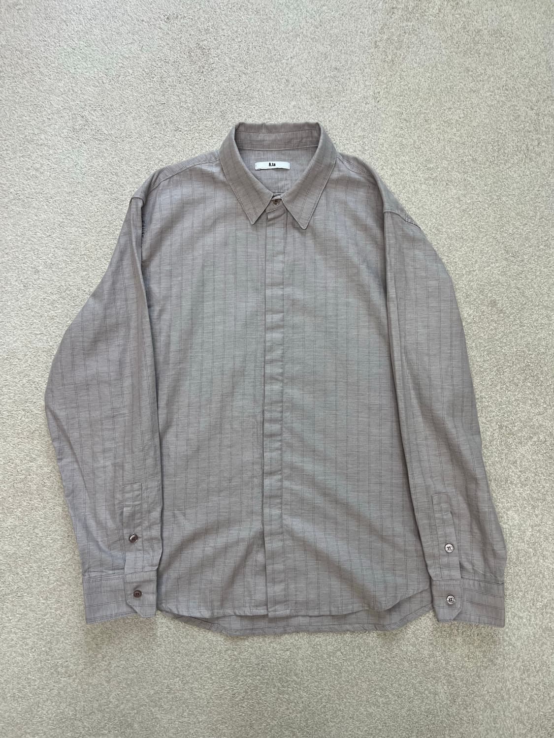 에이타 빈티지 심플셔츠 L 상품이미지1