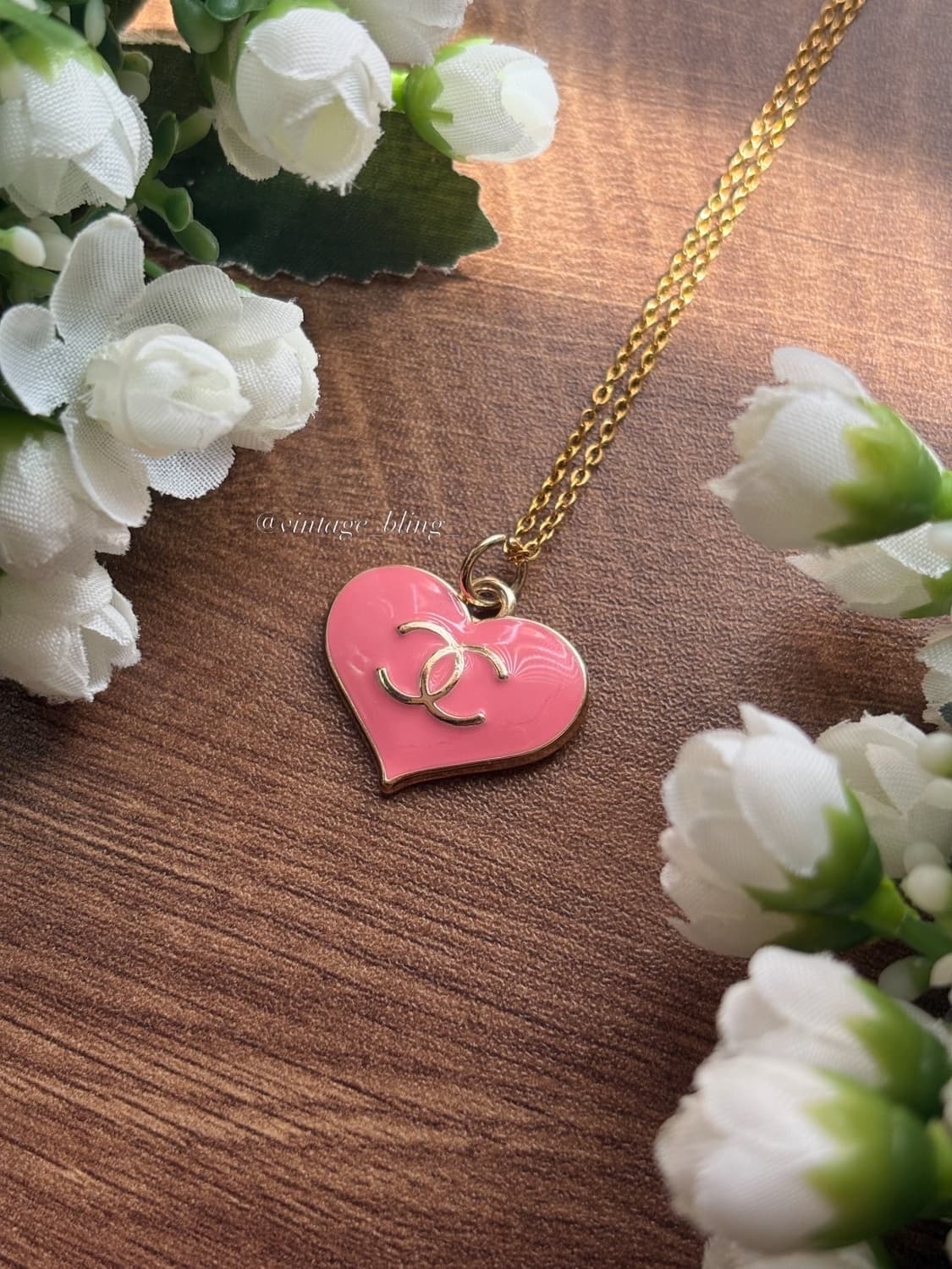 샤넬 빅 하트 목걸이 상품이미지3