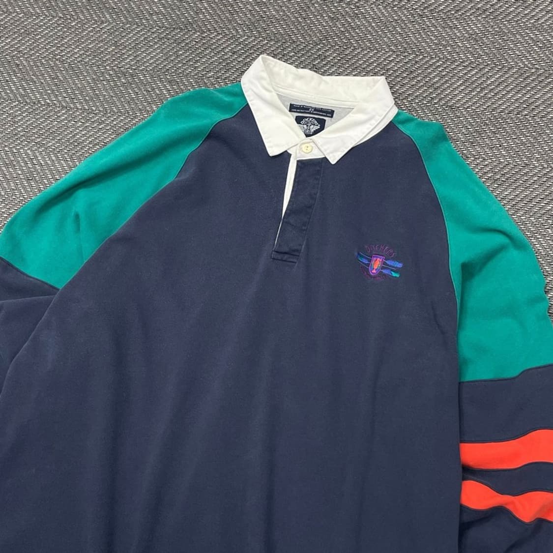 90s리바이스 자수 로고 배색 롱슬리브 v0345 상품이미지3