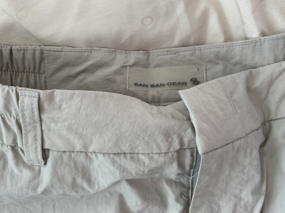 SAN SAN GEAR SIDE SNAP PANTS [ICE BEIGE] 상품이미지2