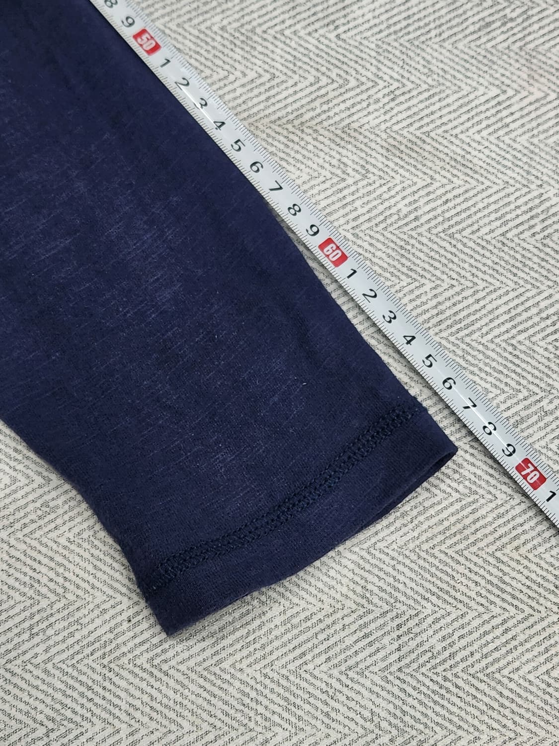 [XL] 타미힐피거 롱슬리브 긴팔 티셔츠 네이비 자수로고 상품이미지6