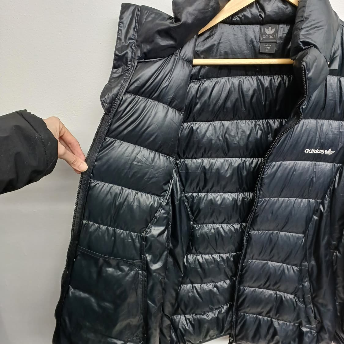 아디다스 구스다운 경량 패딩 집업 105 상품이미지3