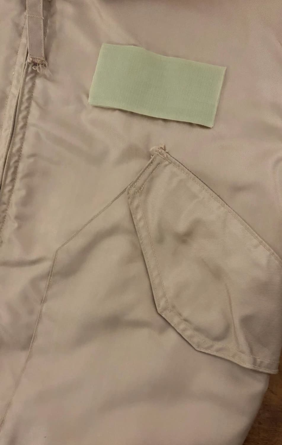 [민트급] 미군 오리지널 cwu-36p 사막 데저트 탄 M 항공자켓 상품이미지3