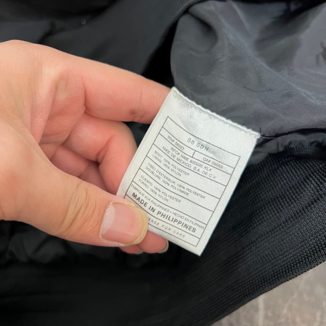 나이키 스우시 오버사이즈 배색 바람막이 웜업 상품이미지6