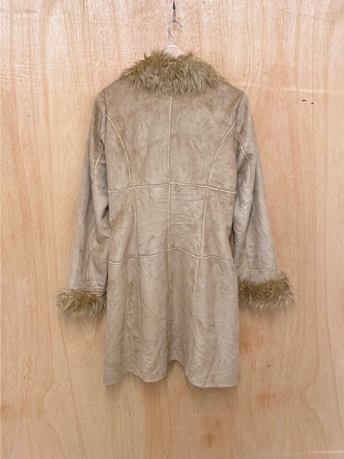 VTG fur mustang coat 인조 퍼 무스탕 코트 상품이미지4