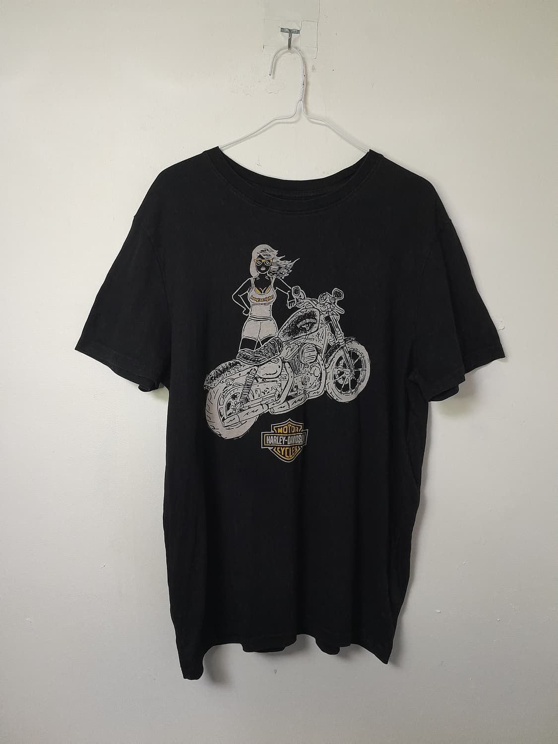 할리데이비슨 블랙 빅그래픽 반팔티 L/100~105 상품이미지4