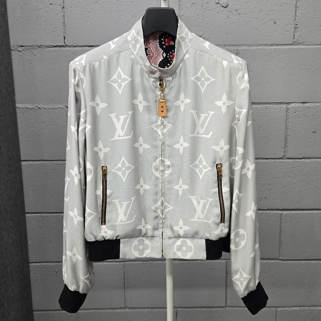 백화점판 / 루이비통 LV 모노그램 리버서블 블루종 자켓 여성38 상품이미지2