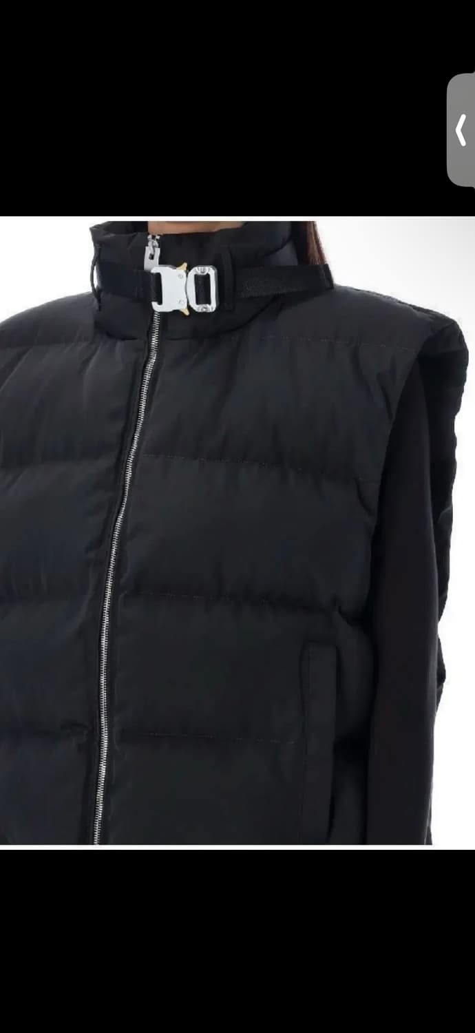 1017ALYX 9SM 알릭스 롤러코스터 버클 패딩베스트블랙 XL 상품이미지2