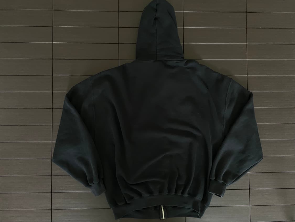 (XL) 00s 빈티지 러셀 후드집업 블랙 상품이미지4