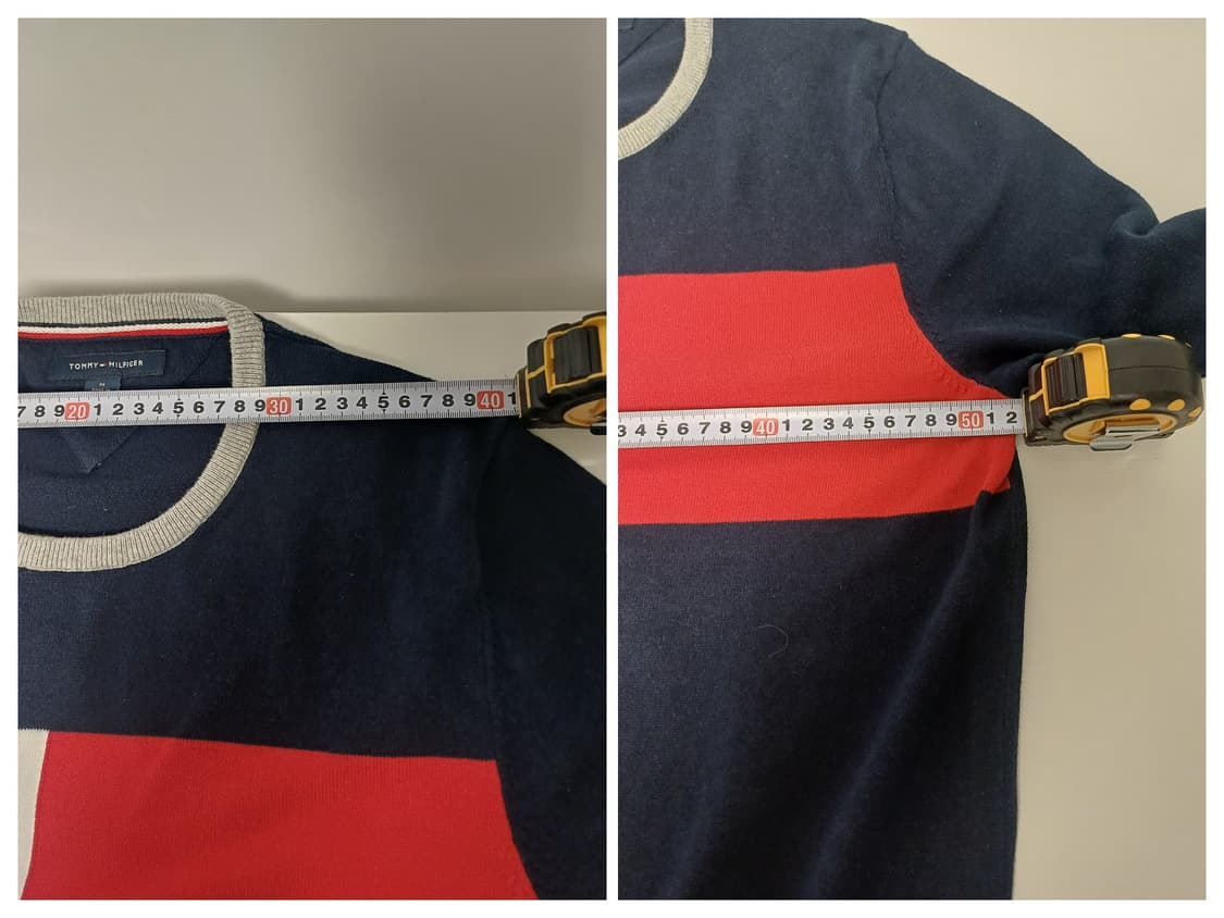 (정품) 타미힐피거 빅플래그 코튼 니트 (M) 상품이미지9