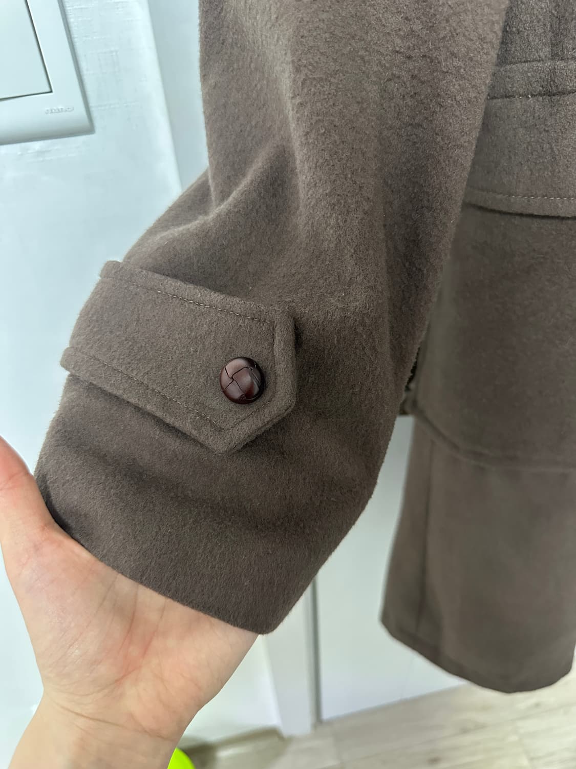 빈티지 떡볶이 브라운 코트 상품이미지3