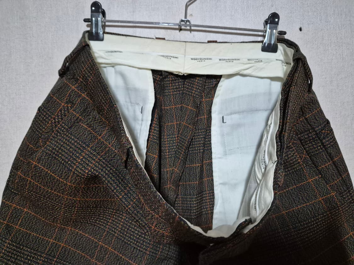 Wooyoungmi 우영미 체크 와이드 팬츠 52(36inch) 상품이미지7