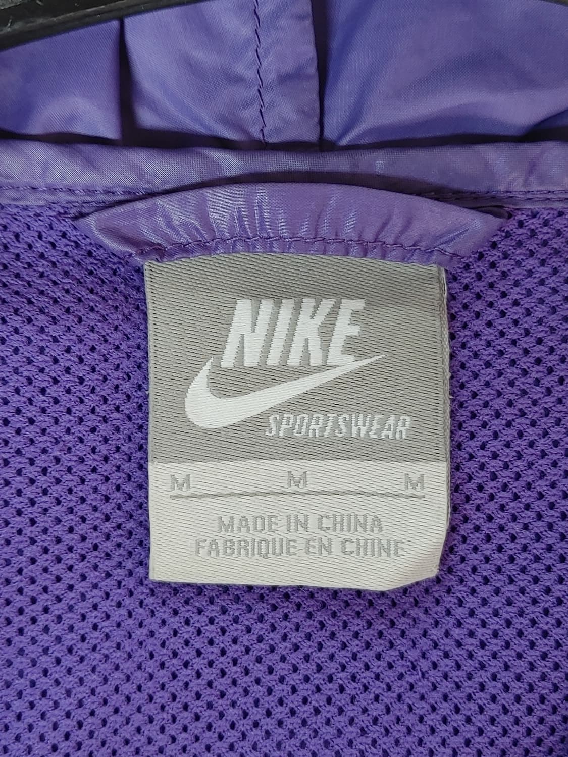  NIKE 나이키 투톤 후드바람막이(보라파랑) 상품이미지3