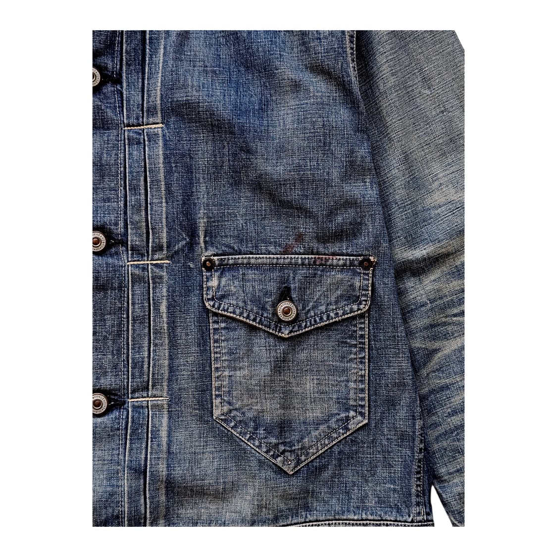 올드조 40s 타입1 데님 자켓 상품이미지8