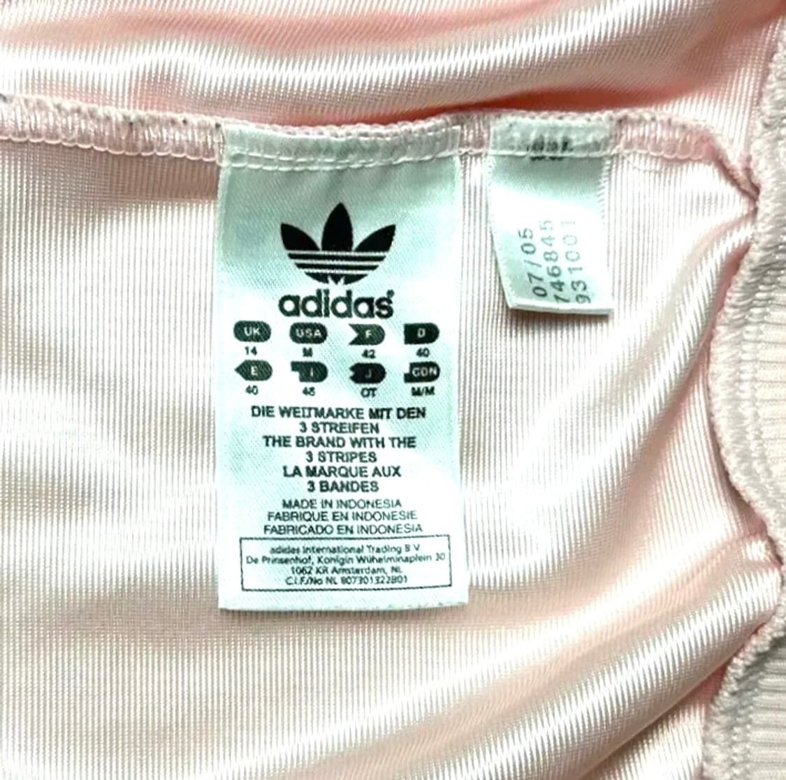 대장급 아디다스x미시엘리엇 극레어 인디고핑크 져지 상품이미지5