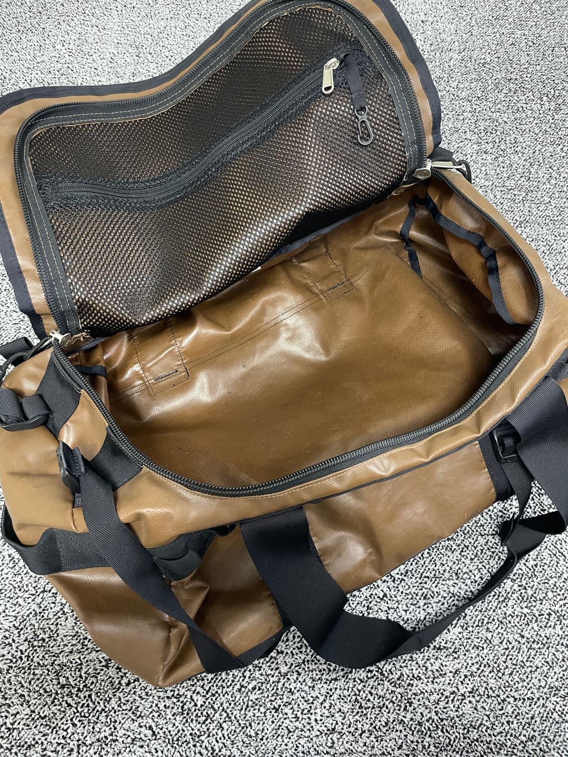 빈티지9. 빈티지 노스페이스 노페 베이스캠프 더플백 보스턴백 가방 브라운 상품이미지5