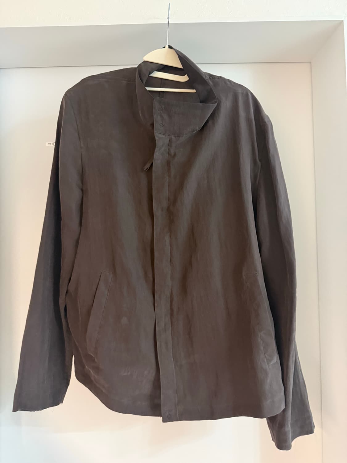 해칭룸 하이넥 셔켓 버건디 상품이미지2