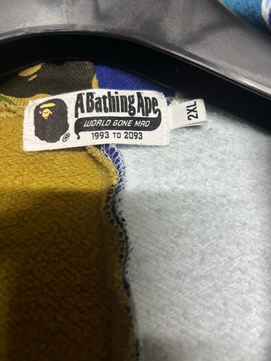 [BAPE] (판매/교신) 베이프 카모 청녹계 아수라 샤크후드집업 2XL 상품이미지8