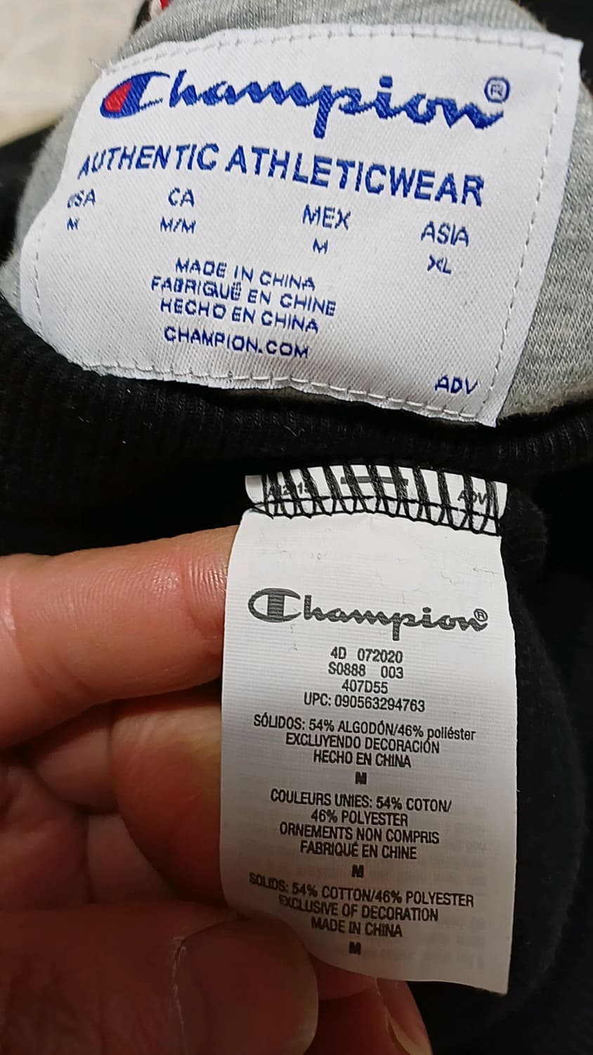 챔피온 기모맨투맨 105 가슴57 기장70 상품이미지4