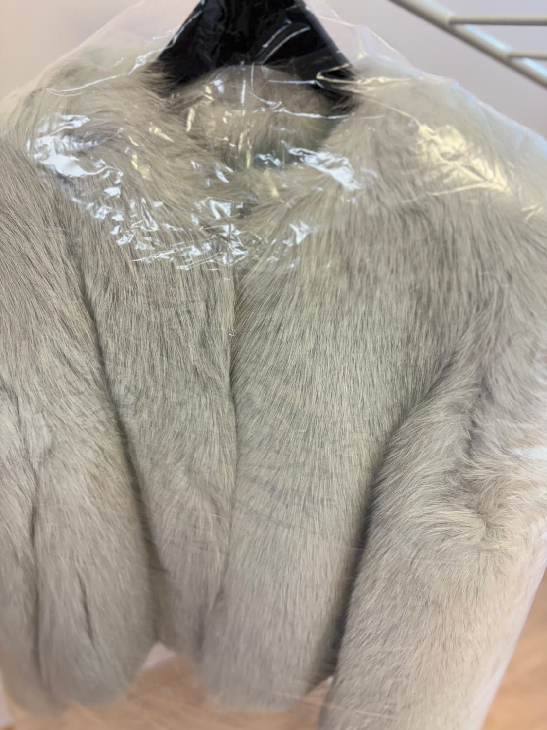 비탐 민트라이트블루 로얄 사가폭스 퍼 자켓 새상품  상품이미지10