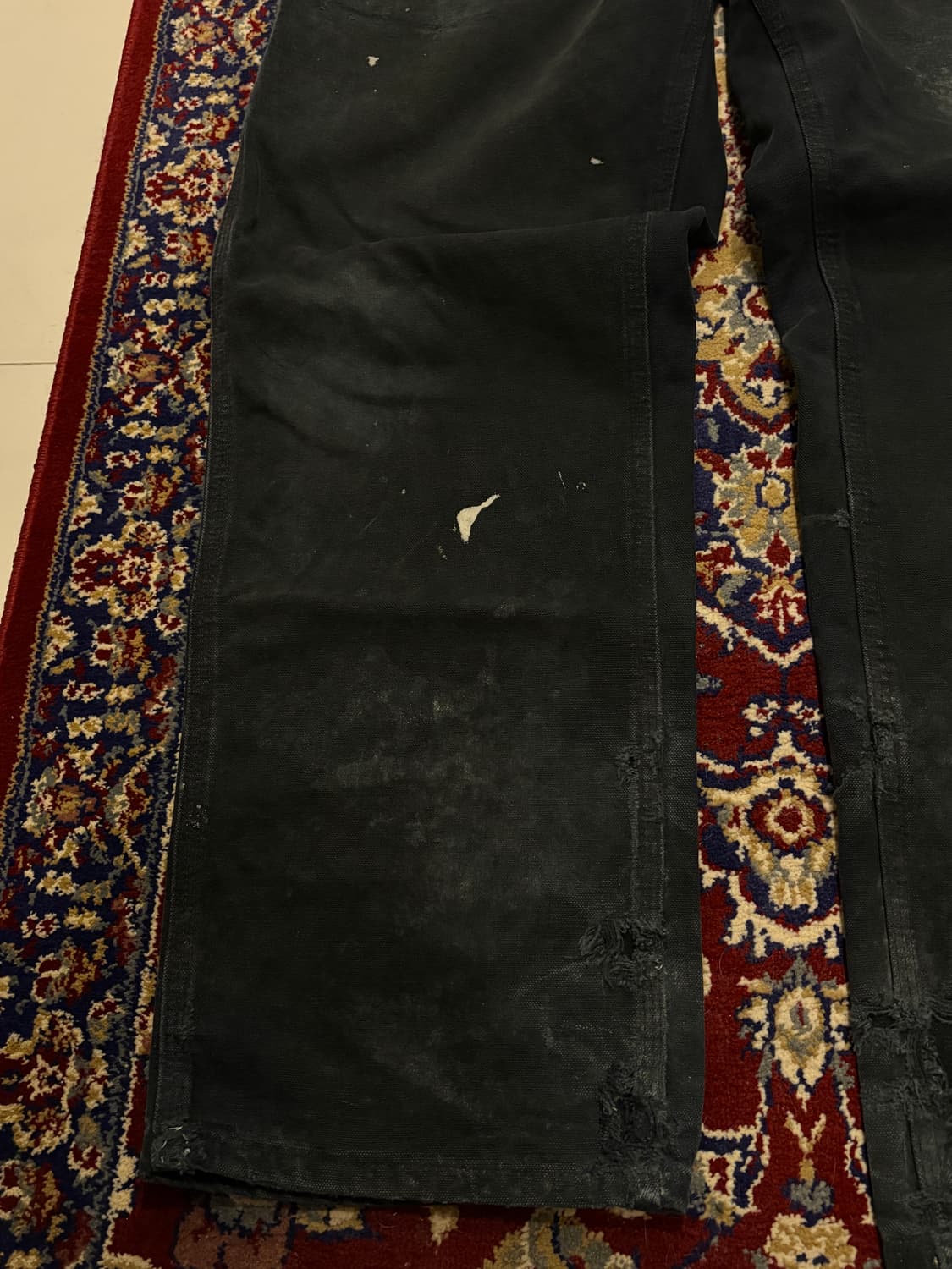 [B11] 빈티지 칼하트 싱글니 카펜터 블랙 덩가리핏 32x32 상품이미지5