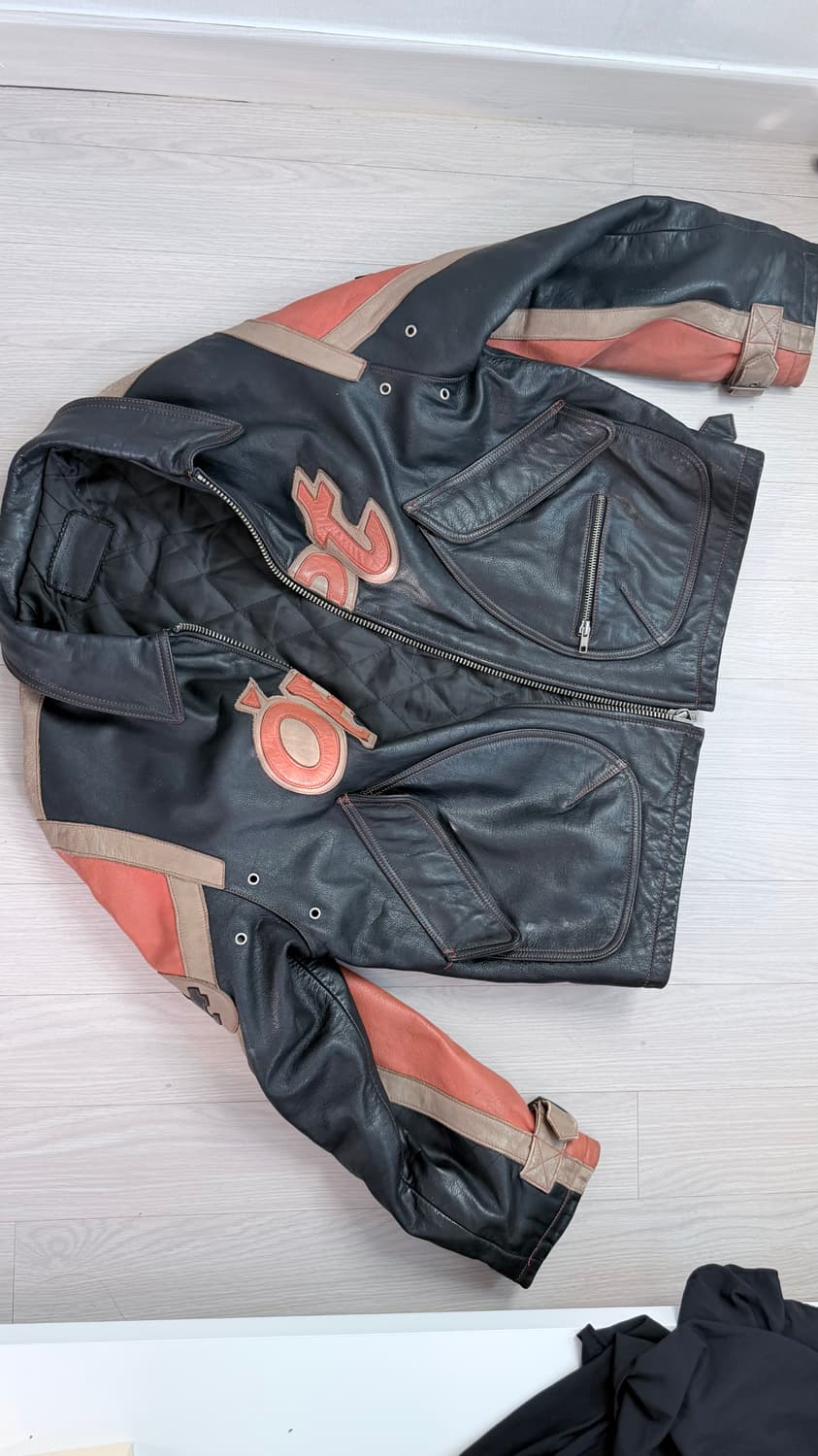Opt 레더자켓 카우보이 모터사이클 점퍼 y2k 상품이미지2