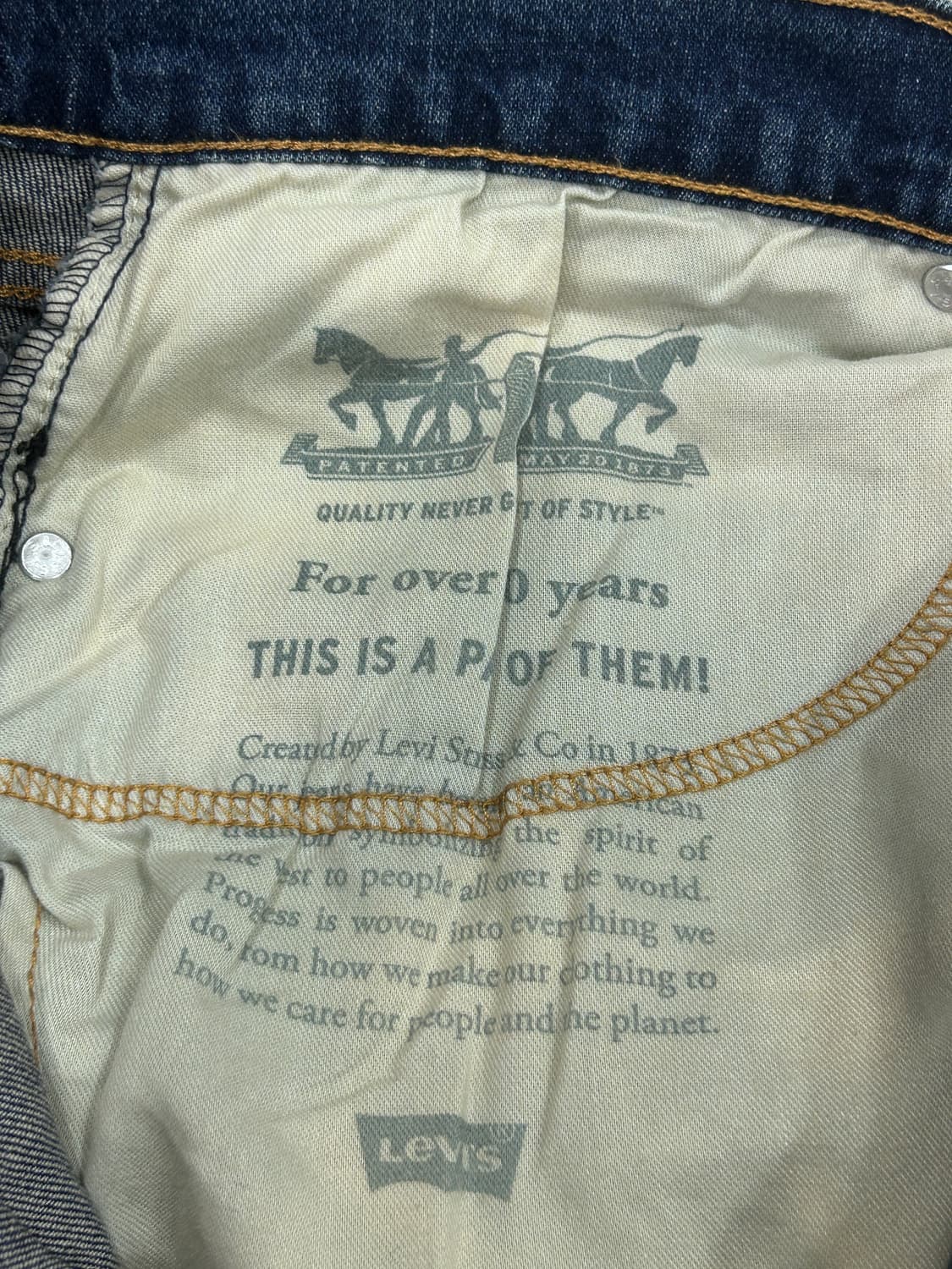 Levis 리바이스 502 테이퍼드 데님 팬츠 청바지 34 상품이미지8