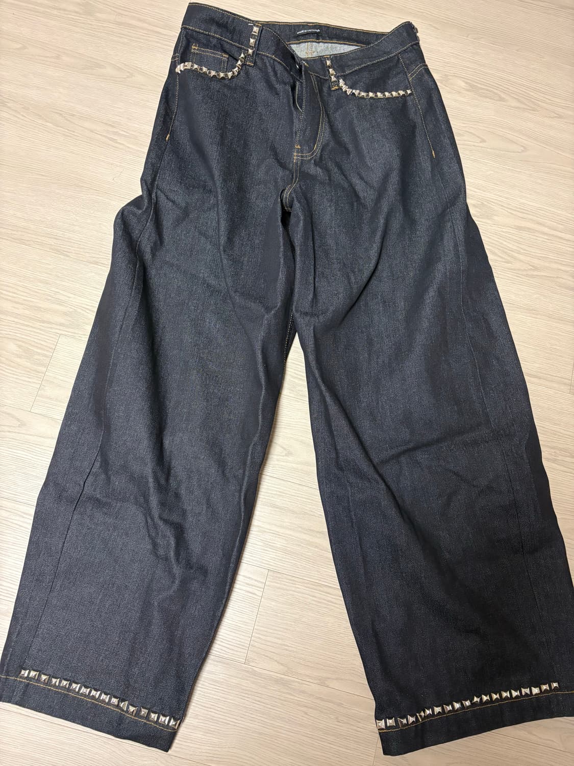 코지 월드와이드 스터드 로우 데님 M 상품이미지4