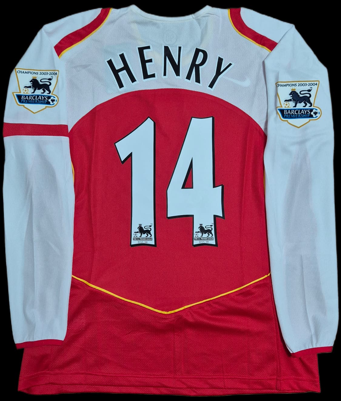 레트로)04-05 아스날 홈킷 티에리 앙리 긴팔유니폼 XL 상품이미지1