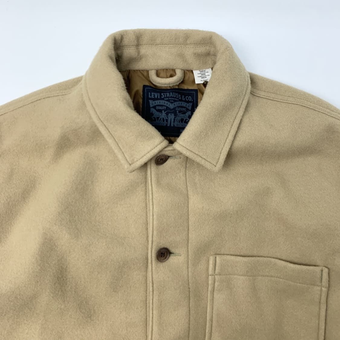 [XL/정품] 리바이스 베이지 남성 뮤어 비치 코트 상품이미지2