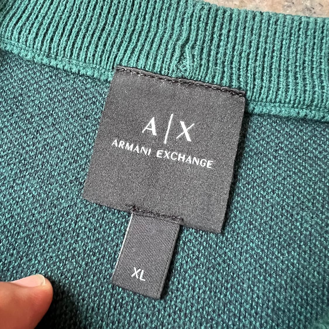 Armani Exchange 그래픽 코튼 니트 상품이미지4