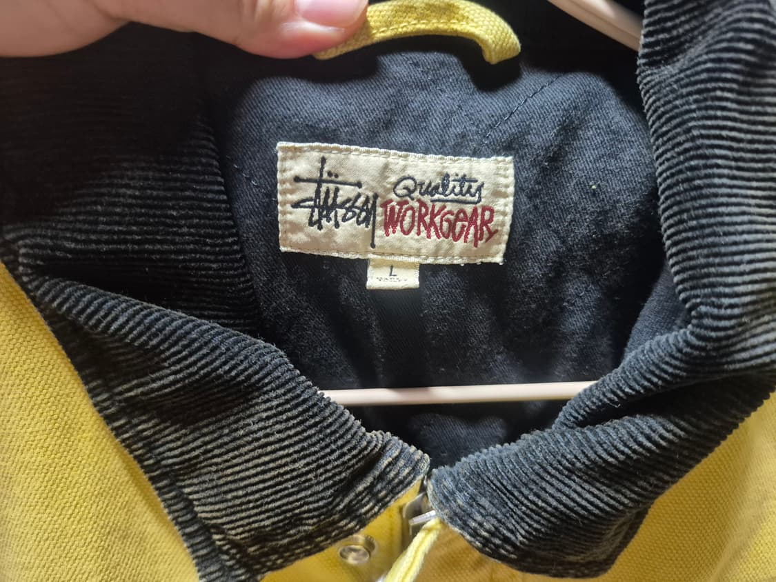 스투시 21A/W 워시드 캔버스 워크 자켓 L 정품 상품이미지2