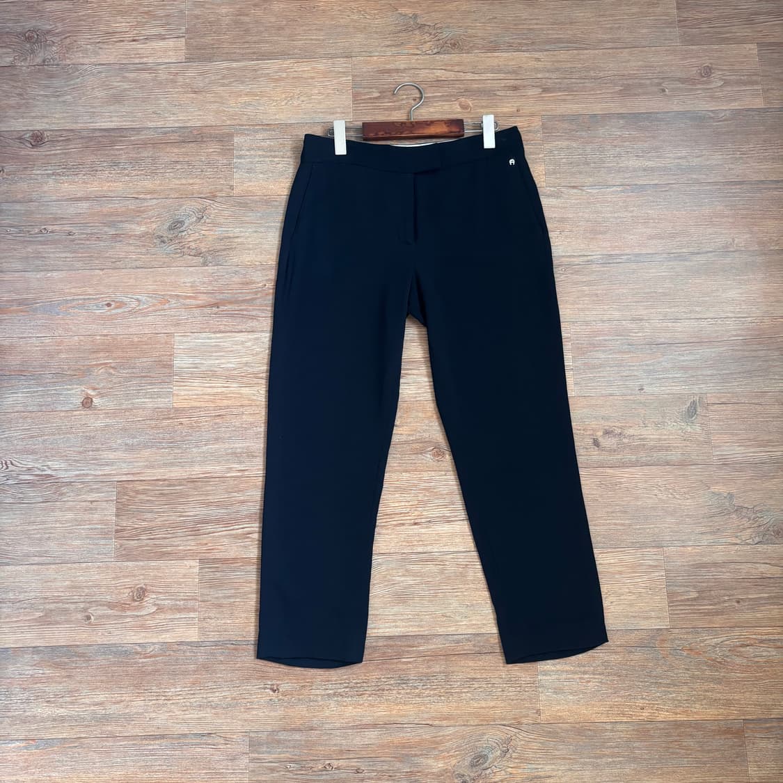 아이그너 정품 블랙 팬츠 28 비스코스 세련된 실루엣 상품이미지1