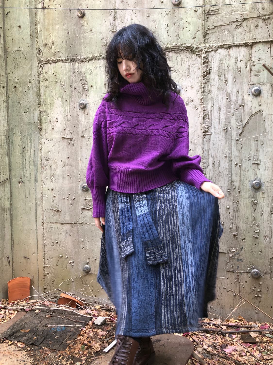 brushed skirt 상품이미지1