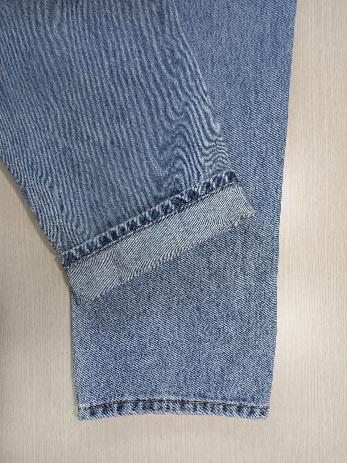 34 Mnfs 미뇽네프 Kor 워싱 일자진 연청 34-582 상품이미지5