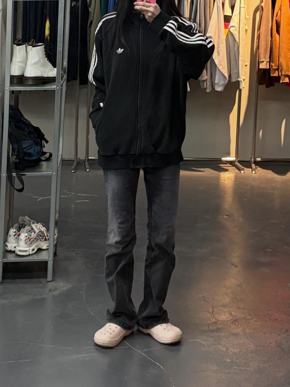 아디다스 부클 트랙탑 블랙자켓 A3138 상품이미지1